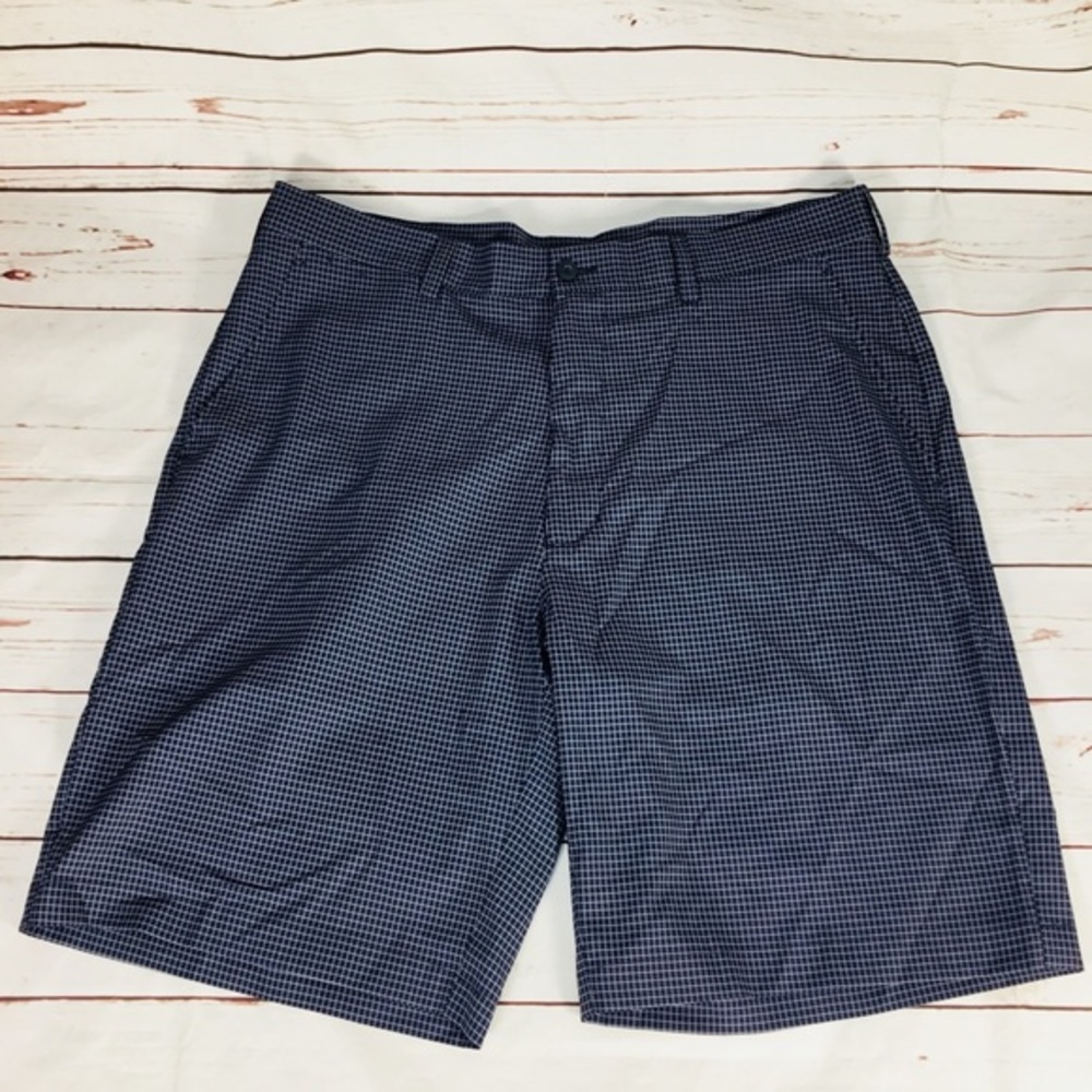Men’s PGA Tour Blue & White Check‎ Golf Shorts Size 36